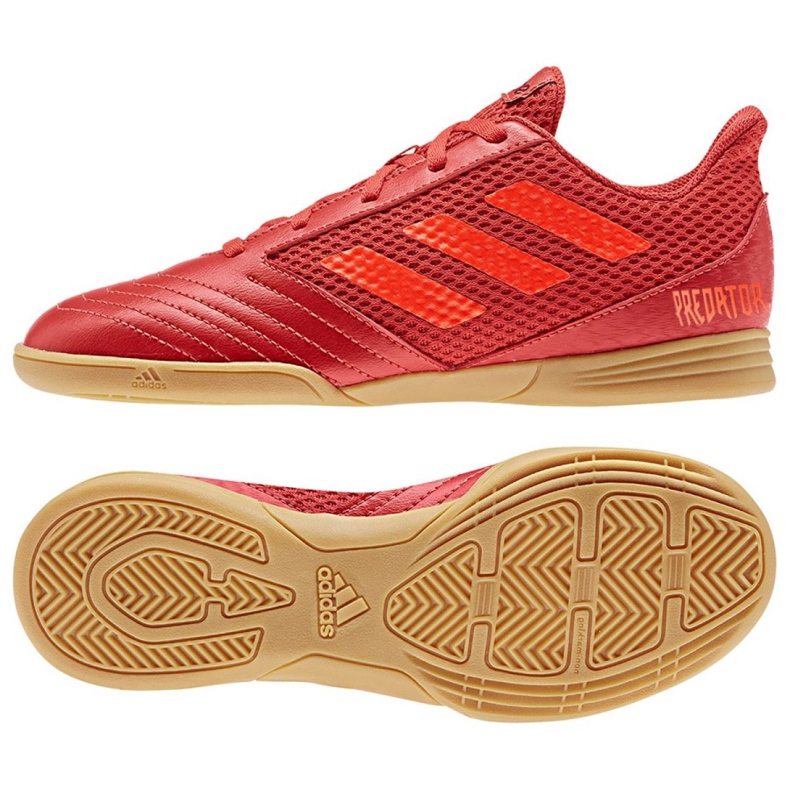 Sapatos de interior adidas Predator 19.4 In Sala Jr CM8552 multicolorido vermelho