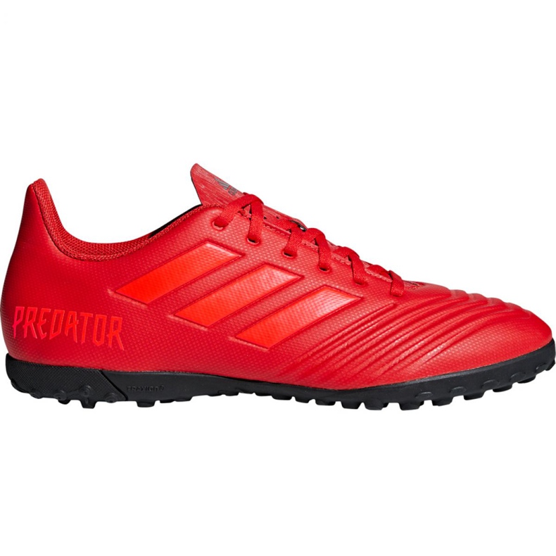 Chuteiras Adidas Predator 19.4 Tf M D97973 vermelho vermelho