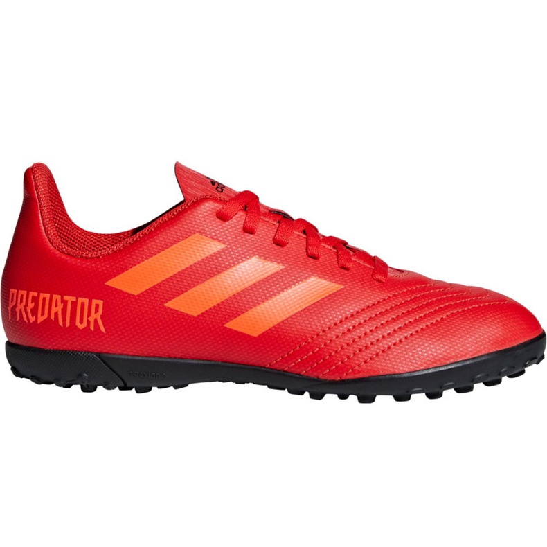 Chuteiras Adidas Predator 19.4 Tf Jr CM8557 multicolorido vermelho Chuteiras Adidas Predator 19.4 Tf Jr CM8557 multicolorido vermelho