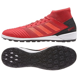 Chuteiras Adidas Predator 19.3 Tf M D97962 vermelho laranjas e tintos