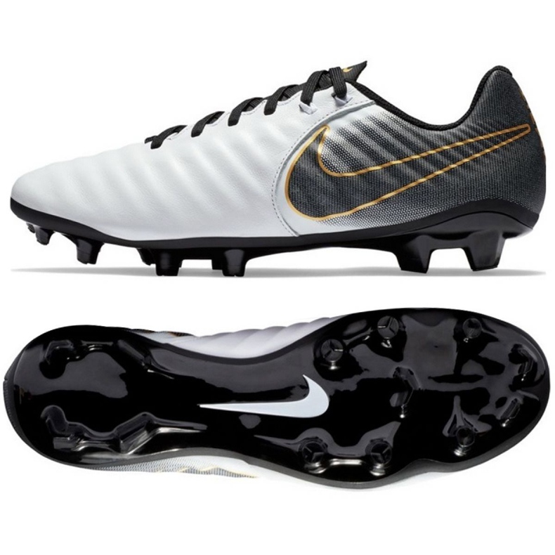 Chuteira Nike Tiempo Legend 7 Academy Fg M AO2596-100 multicolorido prata