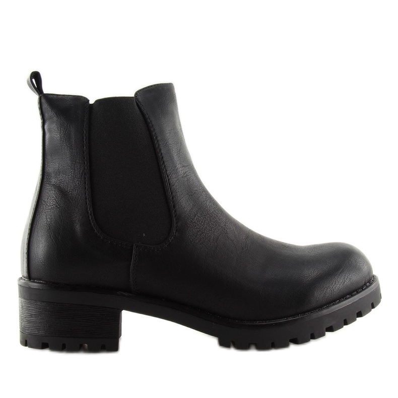 Botas Jodhpur pretas 945-PA pretas preto
