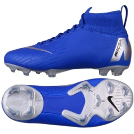 Chuteiras Nike Mercurial Superfly 6 Elite Fg Jr AH7340-400 azul azul Chuteiras Nike Mercurial Superfly 6 Elite Fg Jr AH7340-400 azul azul