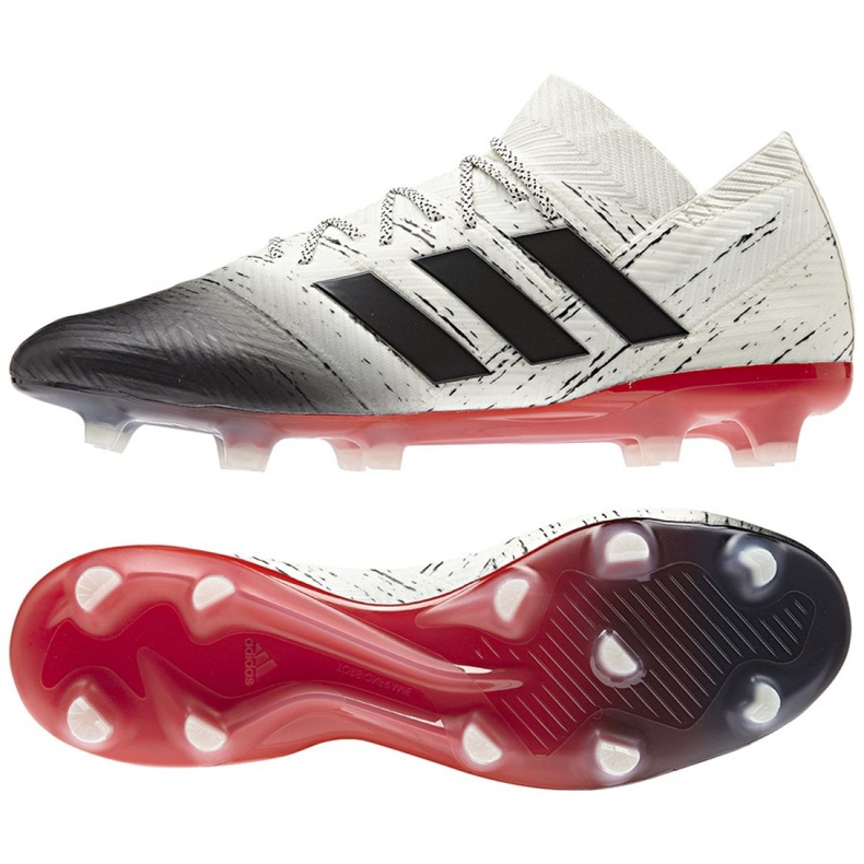 Chuteiras Adidas Nemeziz 18.1 Fg M BB9425 branco branco