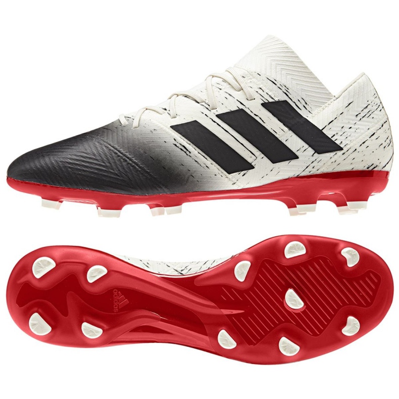 Chuteiras Adidas Nemeziz 18.2 Fg M D97980 branco branco
