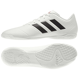 Sapatos de interior adidas Nemeziz 18,4 em M D97996 branco branco