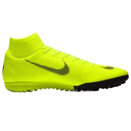 Chuteira Nike Mercurial SuperflyX 6 Academy Tf M AH7370-701 multicolorido amarelo