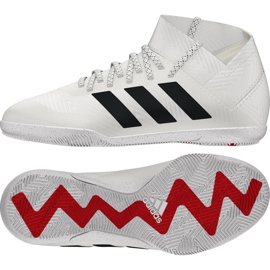Sapatos de interior adidas Nemeziz 18.3 In Jr CM8514 branco branco