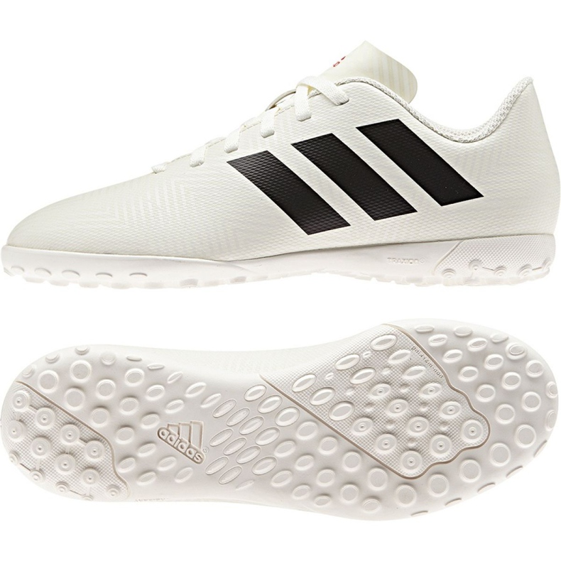 Chuteiras Adidas Nemeziz 18.4 Tf Jr CM8523 multicolorido branco