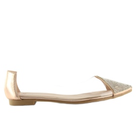 Bailarinas rosa transparente LT111P Champagne