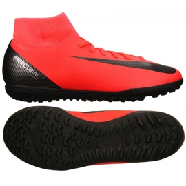 Chuteiras Nike Mercurial Superfly X 6 Club CR7 Tf M AJ3570-600 vermelho vermelho