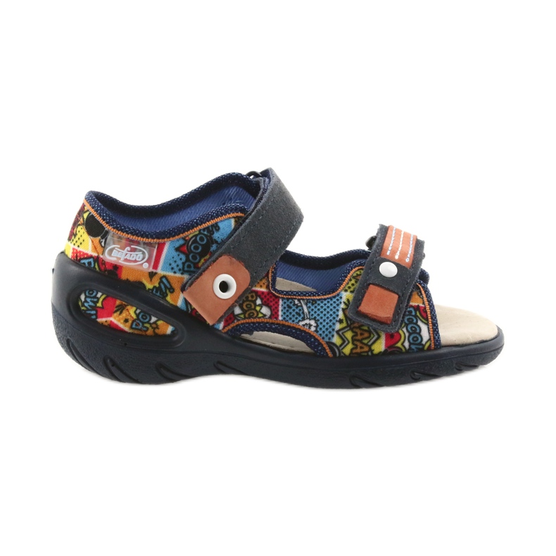 Sandálias de calçado infantil Befado 065P117 multicolorido