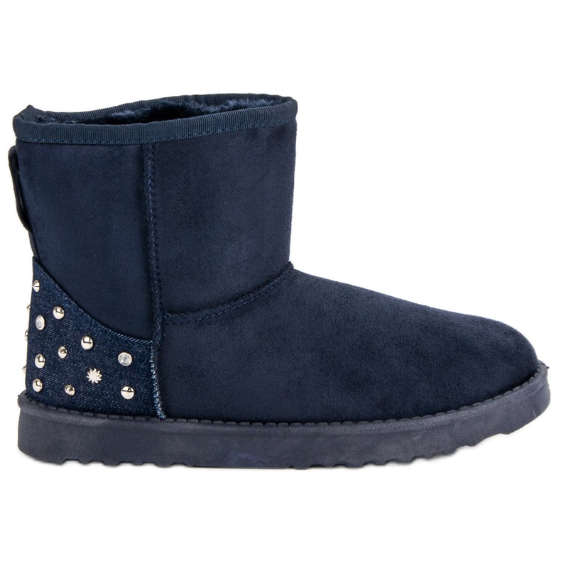 Mukluki azul marinho com jatos Mukluki azul marinho com jatos