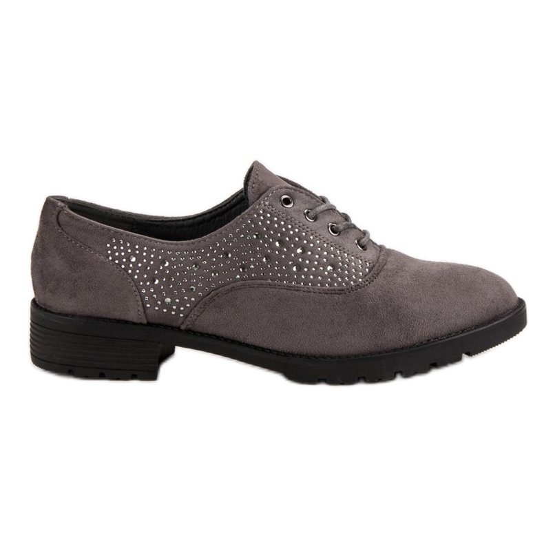 Sapatos de camurça cinza