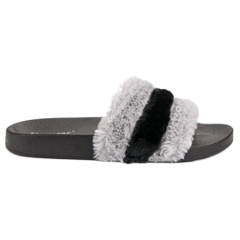 Seastar Chinelos com pele cinza Seastar Chinelos com pele cinza