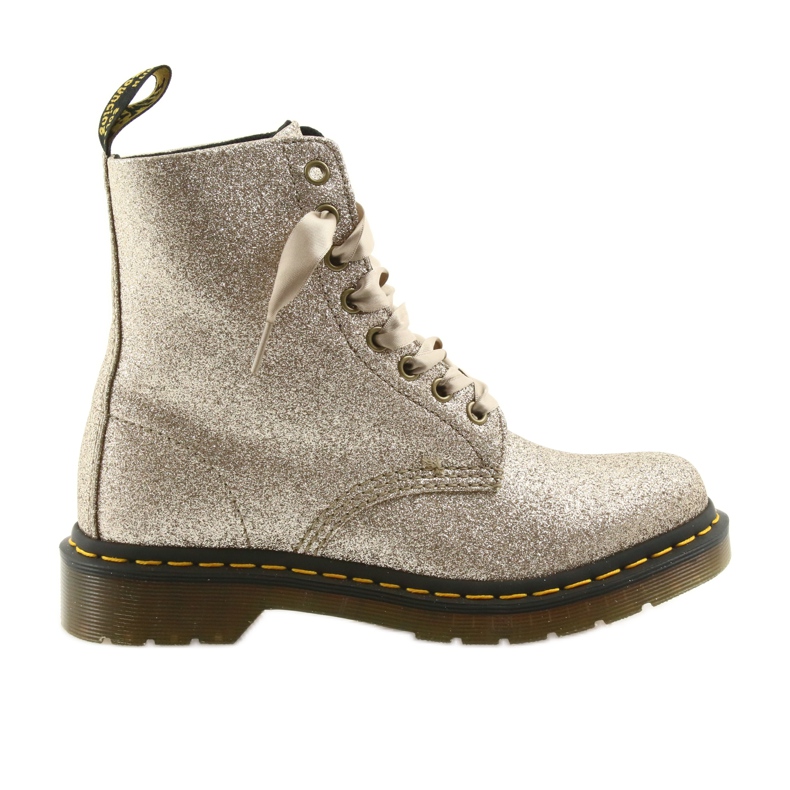 Dr. Martens 1460 PASCAL GLITTER PALE GOLD dourado