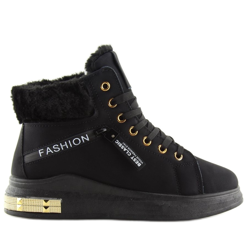 Tênis com isolamento preto W19-25 Preto