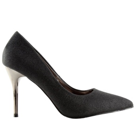 Alfinetes ombre iridescentes pretos LE053P Preto