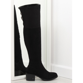 Botas pretas de salto alto BH131-HB pretas preto