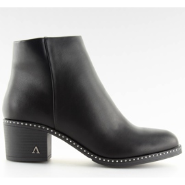 Botas com salto estável preto BH120-KB Preto