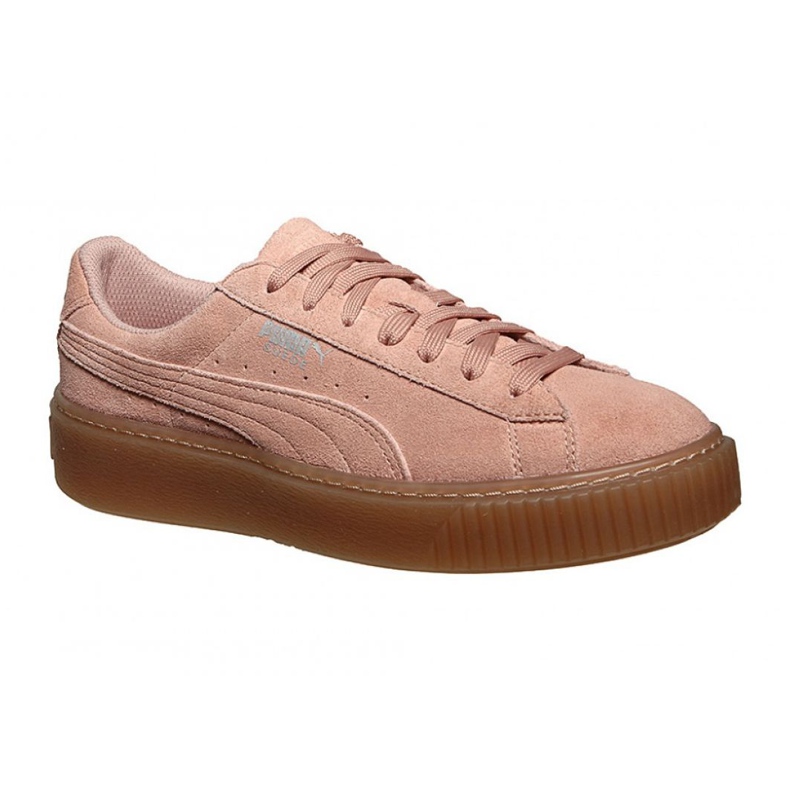 Puma Camurça Plataforma Jewel Jr 365131 01 bege rosa