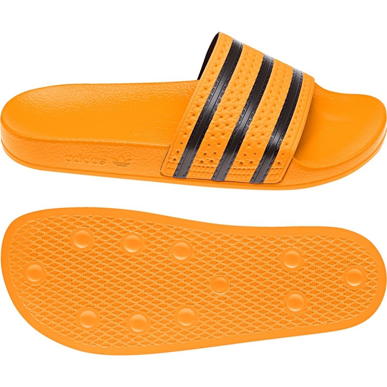 Adidas Originals Adilette Slides U CQ3099 preto laranja