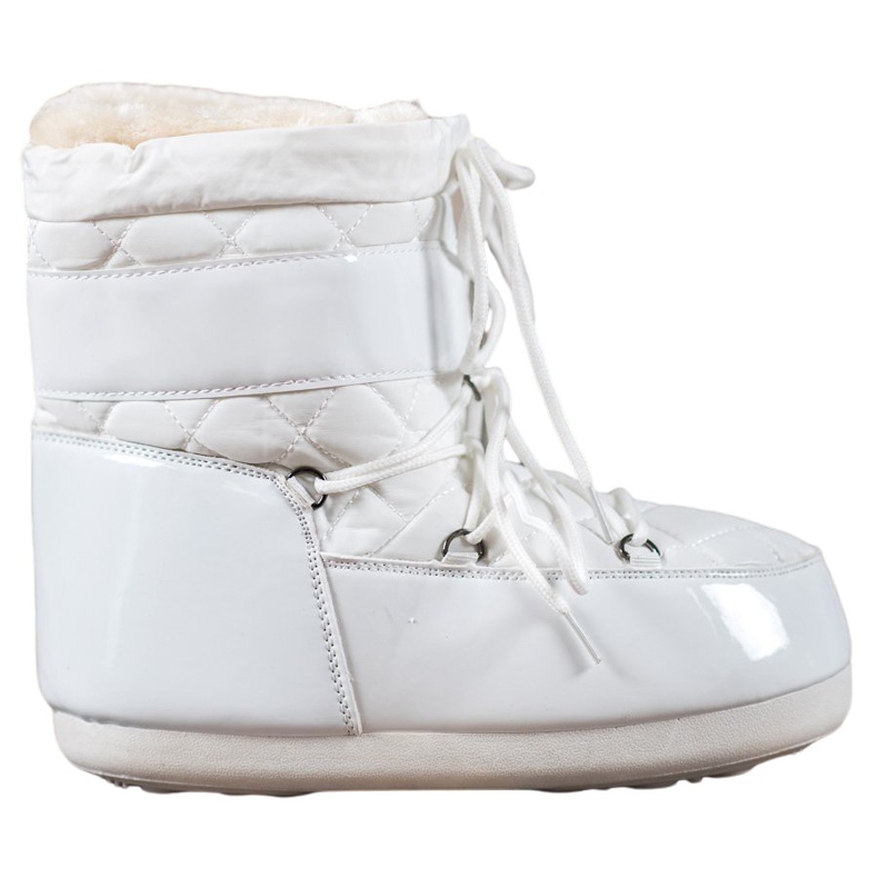 Botas de neve elegantes branco Botas de neve elegantes branco