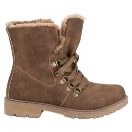 Super Me Botas quentes castanho Super Me Botas quentes castanho