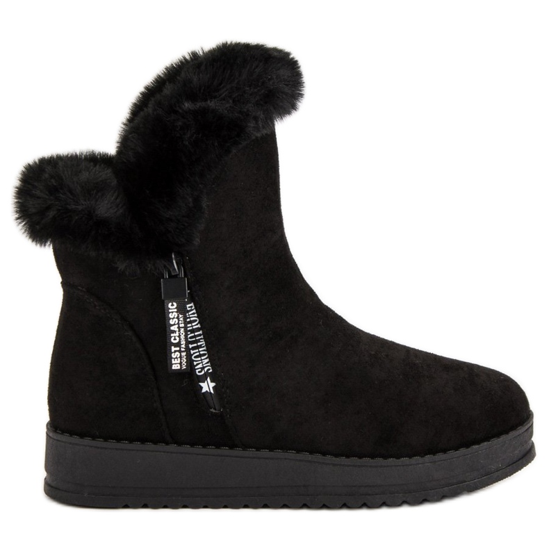 Botas esportivas quentes preto