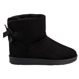 Queentina Mukluki preto com laço