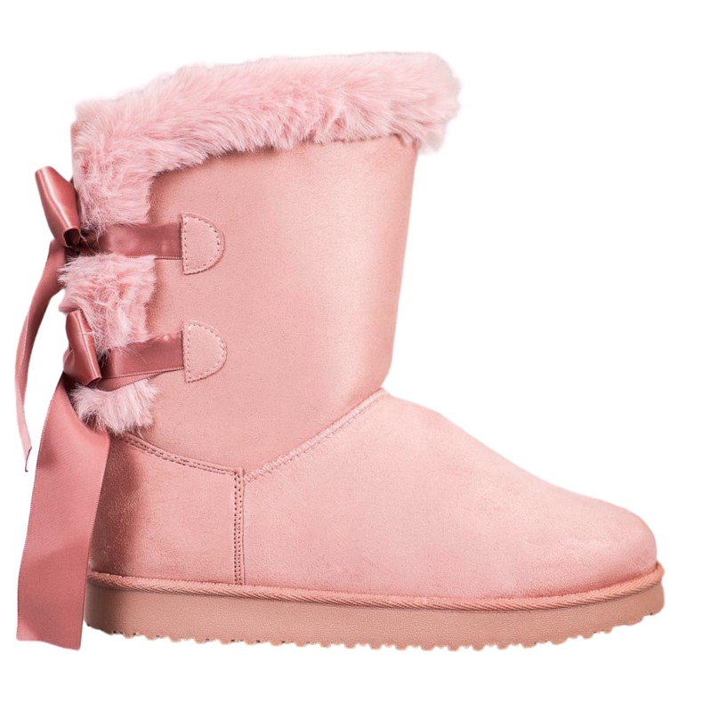 High Mukluki com arcos rosa