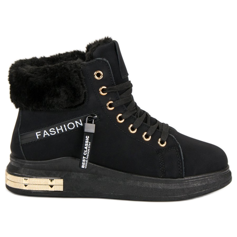 Tênis Alto Isolados preto