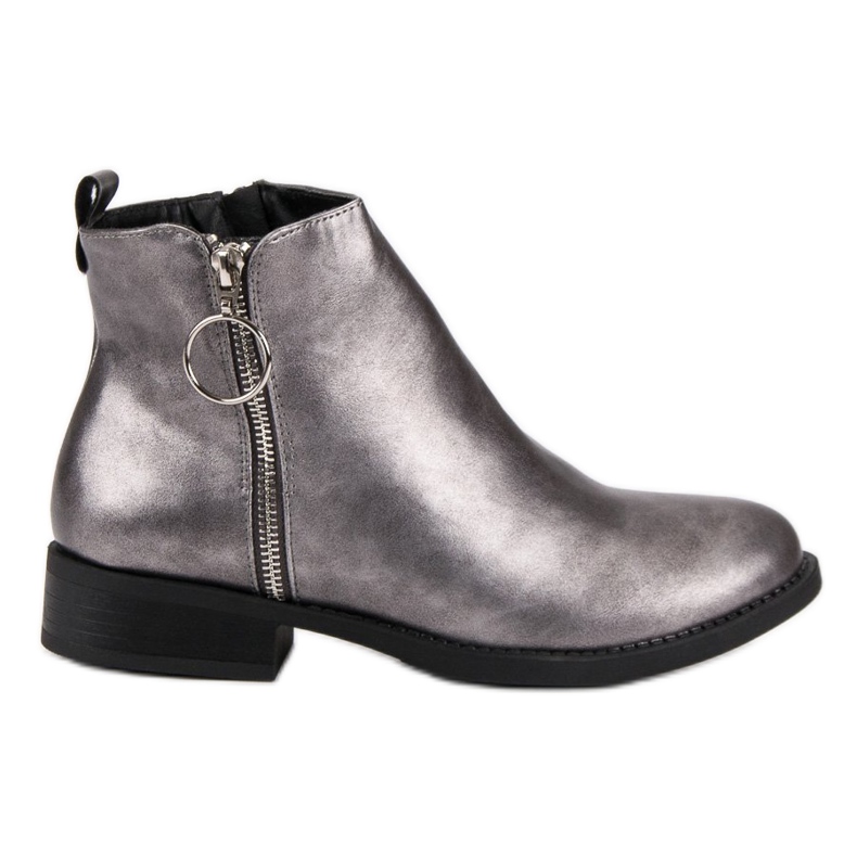 Bestelle Botas de prata da moda cinza