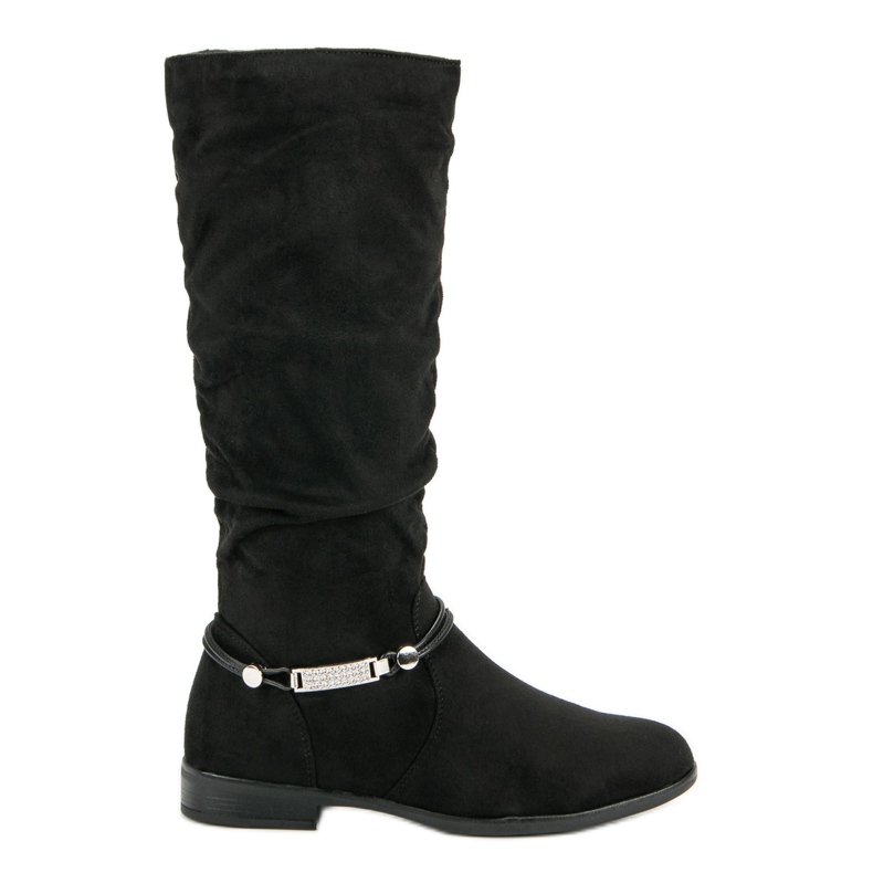 SDS Botas de cano alto pretas preto
