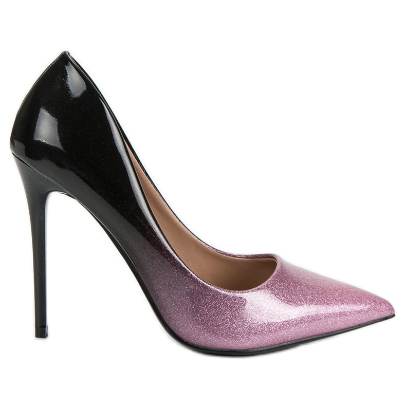 Pins de Ombre preto rosa