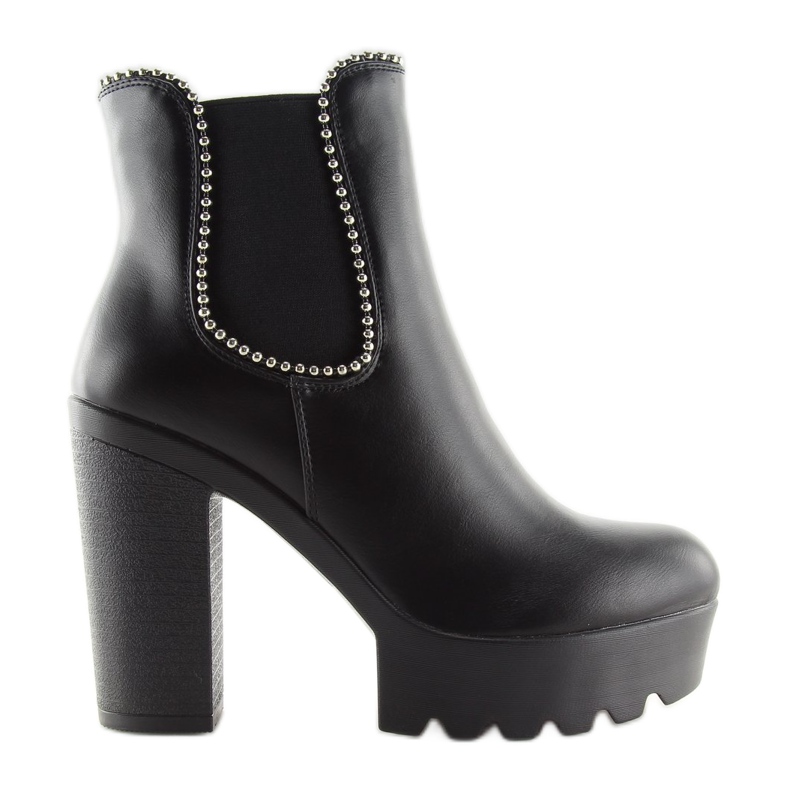 Botas plataforma pretas 123-30-1 pretas preto
