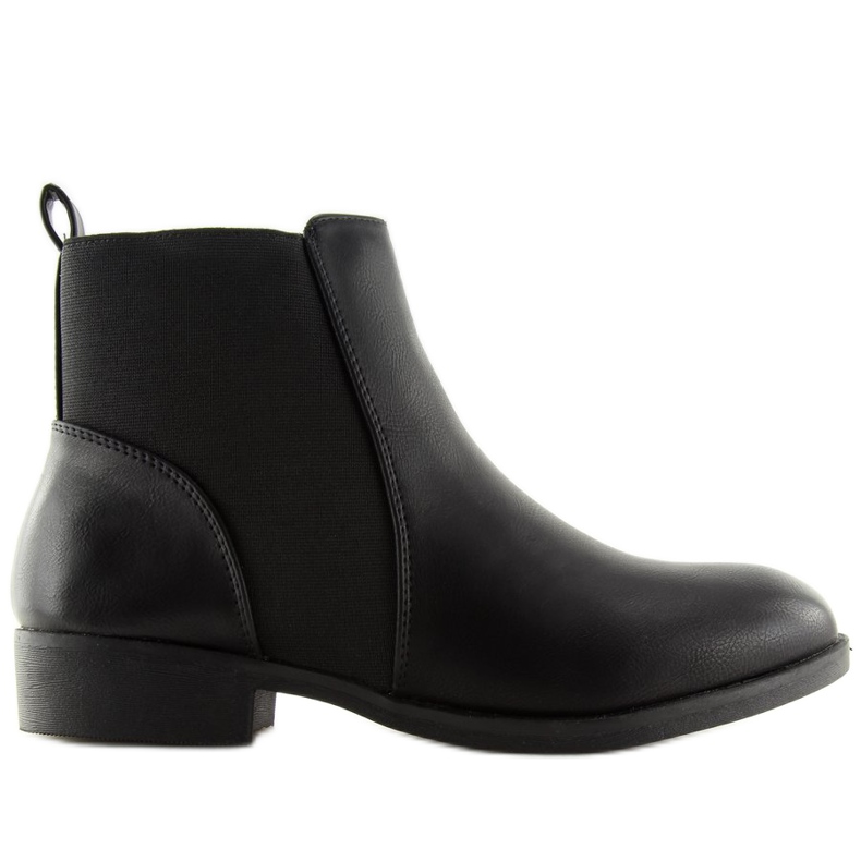 Botas pretas Chelsea para mulheres 3776 pretas preto