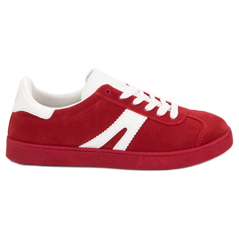 Tênis de camurça mckeylor vermelho
