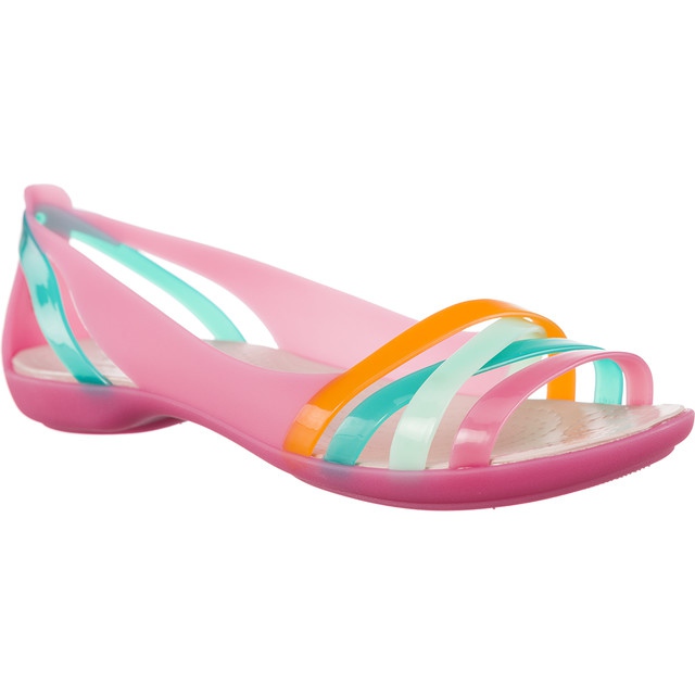 Crocs Isabella Huarache 2 Flat W Paraíso Rosa Rosa Poeira multicolorido