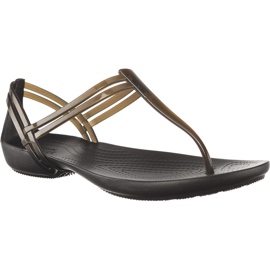 Crocs Isabella T Strap Preto