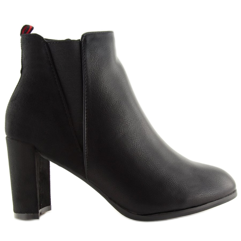 Botas pretas de salto alto A5580 pretas preto