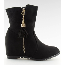 Botins pretos AB02-36 Preto