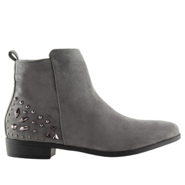 Botas cinza Jodhpur botas MB188-112 Cinza