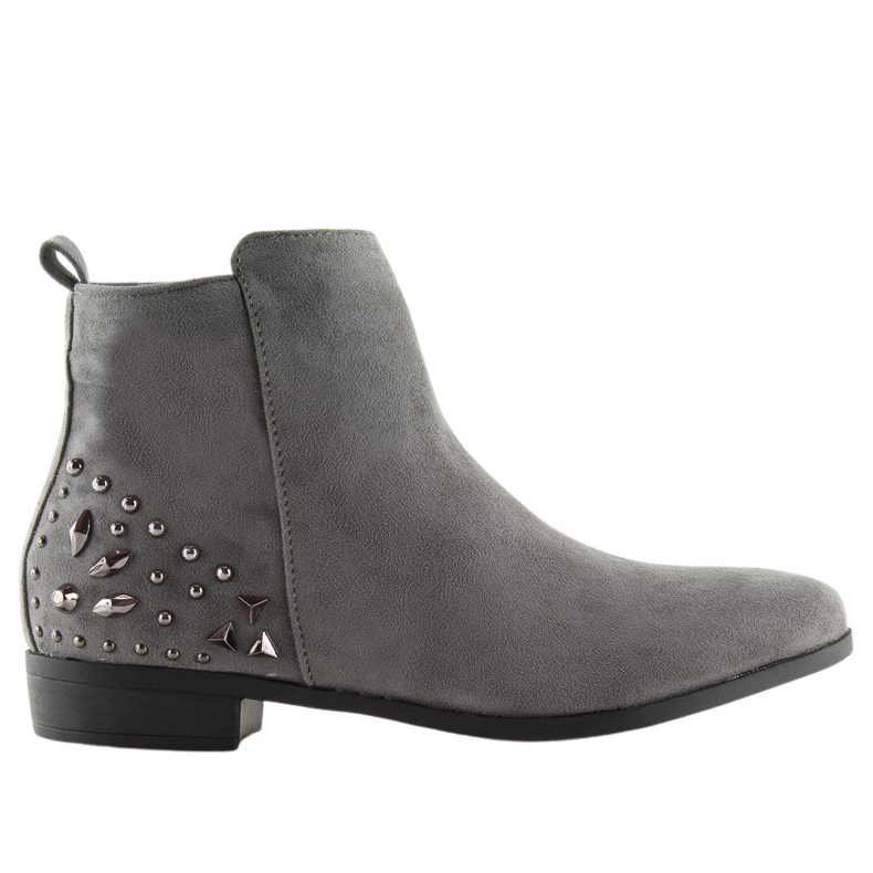 Botas cinza Jodhpur MB188-112 cinza