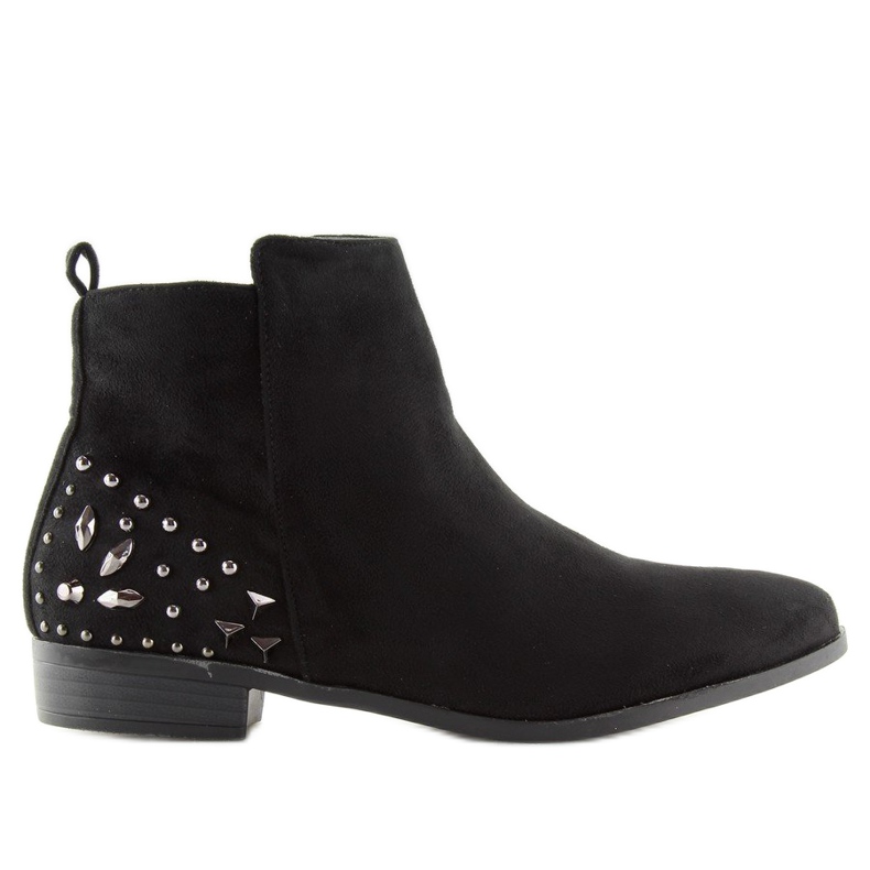 Botas Jodhpur pretas MB188-112 pretas preto