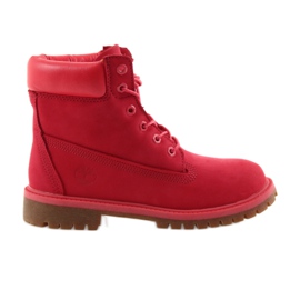 Vermelho Timberland 6 INCH PREMIUM IMPERMEÁVEL