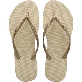 Havaianas Areia Fina Cinza Claro Dourada