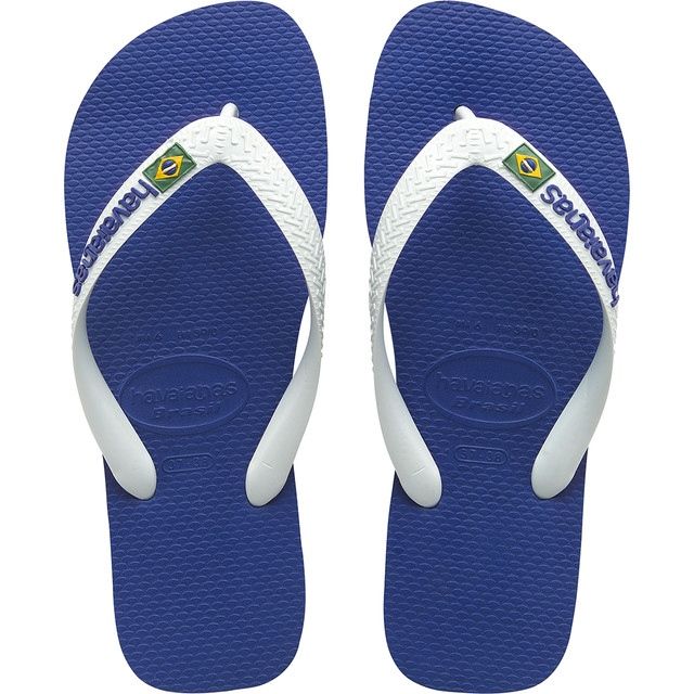 Havaianas Logo Brasil Marinho Azul