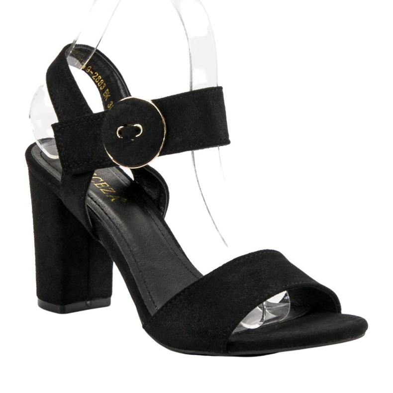 Sandálias Pretas Em Bar VINCEZA preto