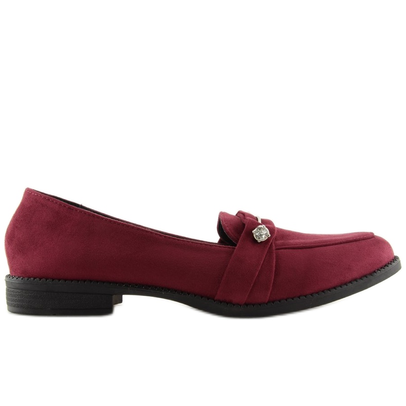 Mocassins bordô feminino 3117 vermelho